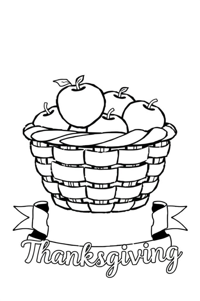 thanksgiving coloring pages (20 pages)​