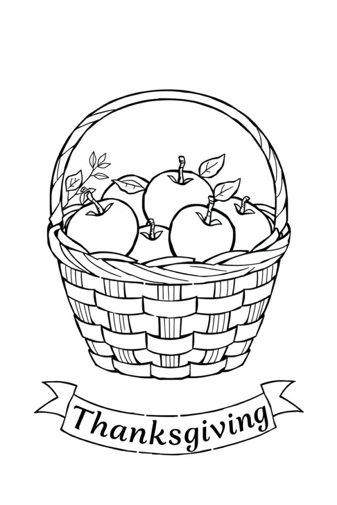 thanksgiving coloring pages (20 pages)​