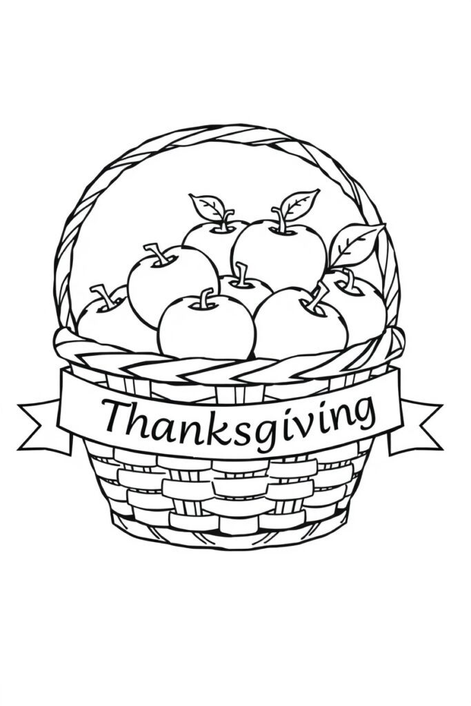 thanksgiving coloring pages (20 pages)​