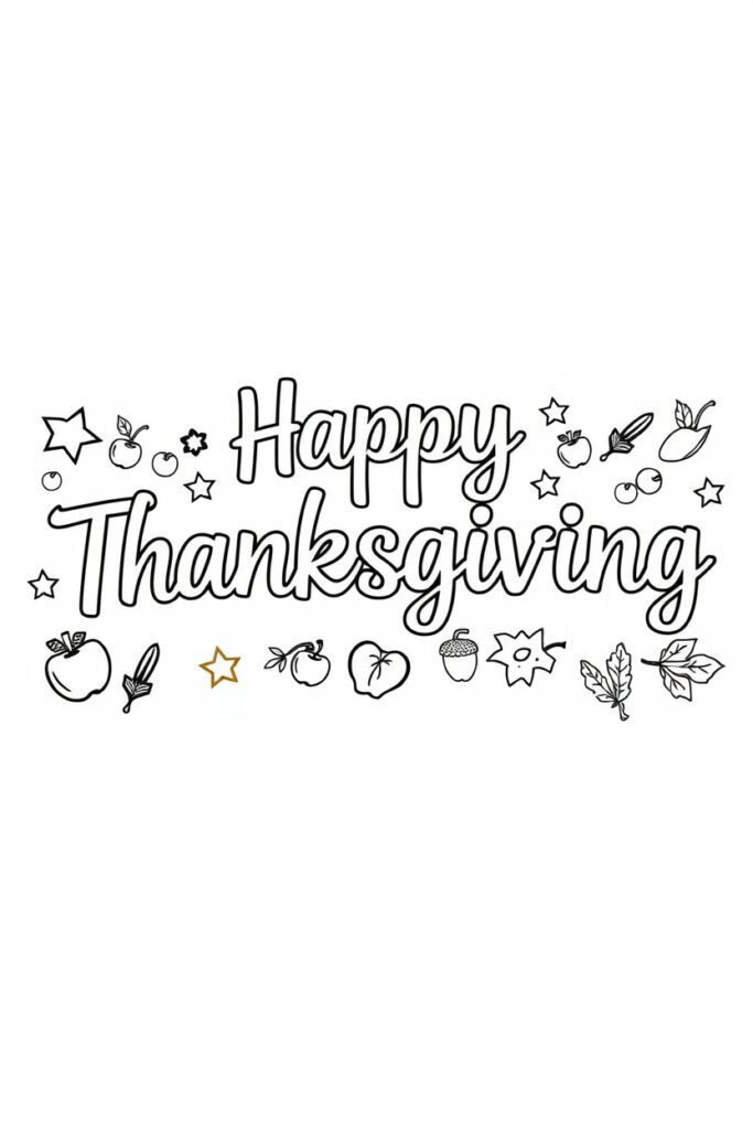 20 Thanksgiving coloring pages