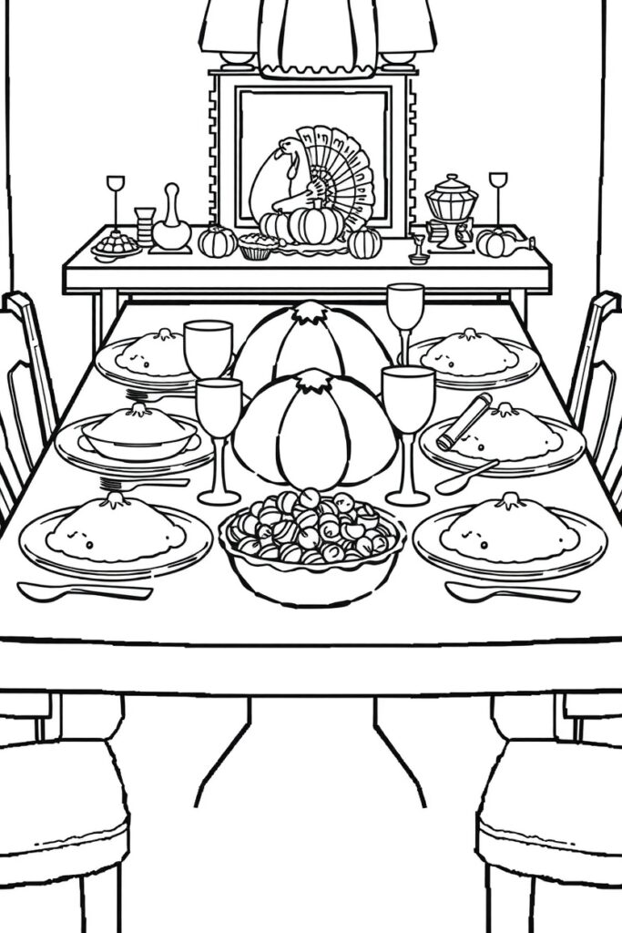 thanksgiving coloring pages (20 pages)​