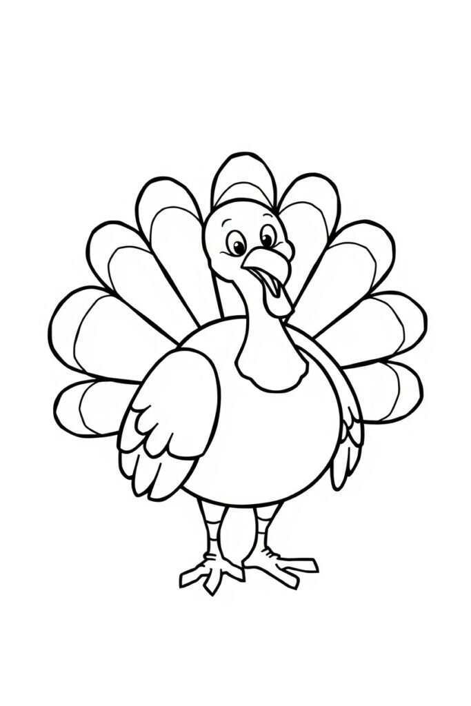 20 Turkey coloring pages​