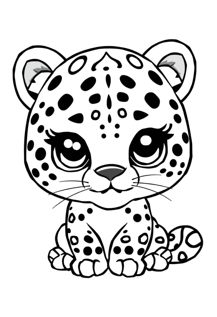 baby animal coloring pages for toddlers