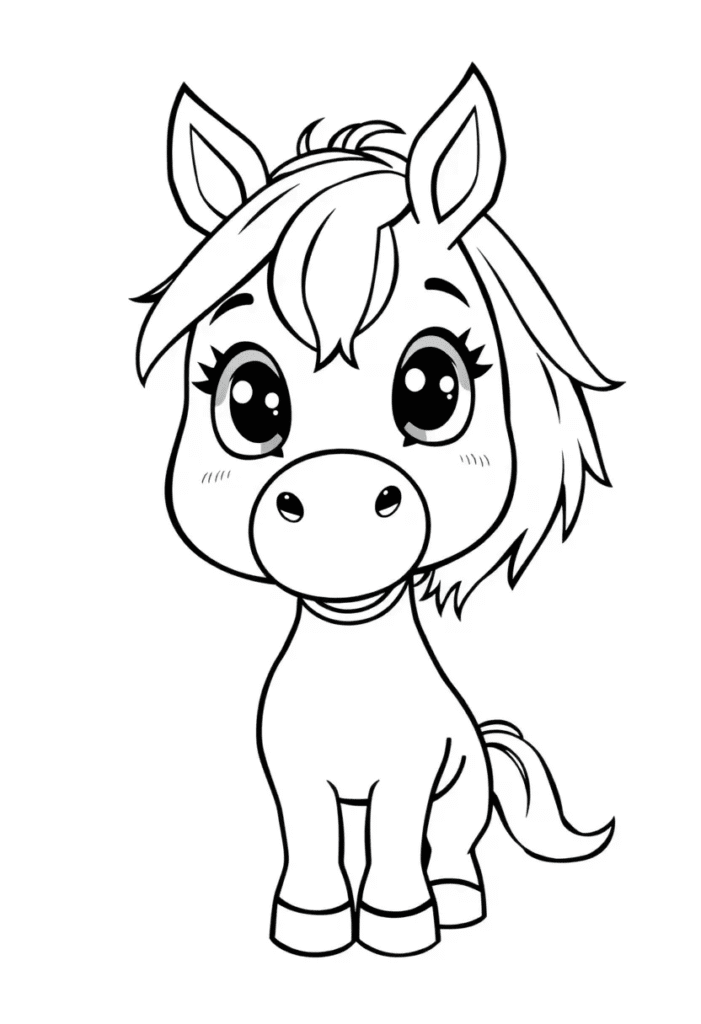 baby animal coloring pages for toddlers