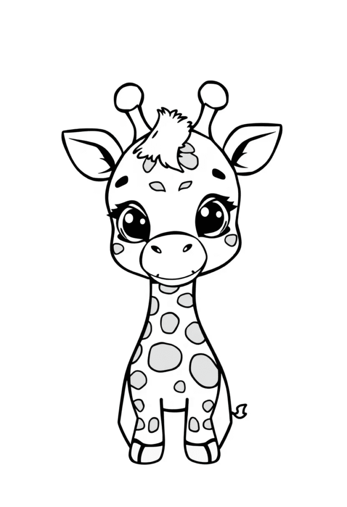 baby animal coloring pages for toddlers