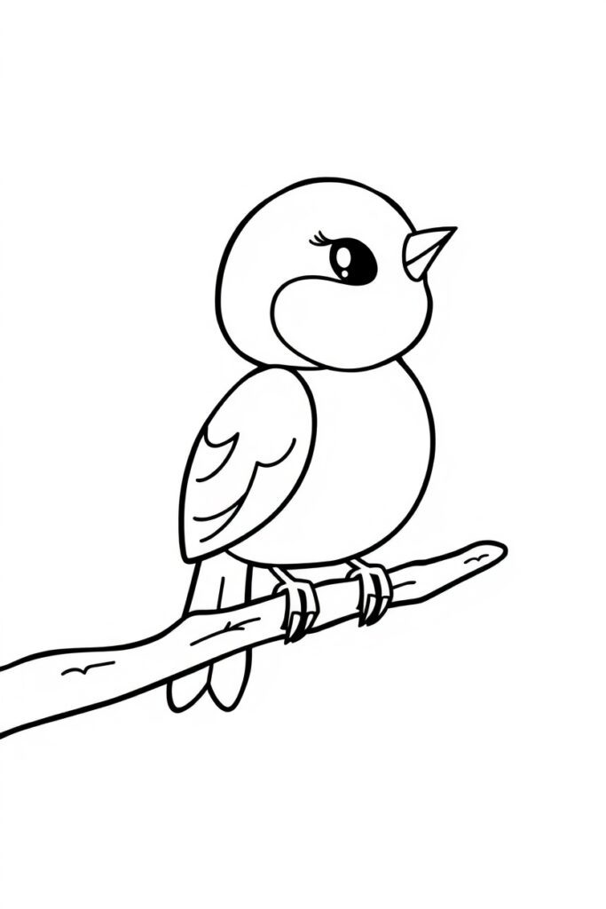bird coloring pages