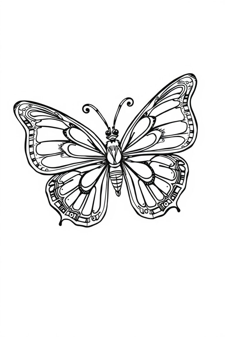 butterfly coloring pages
