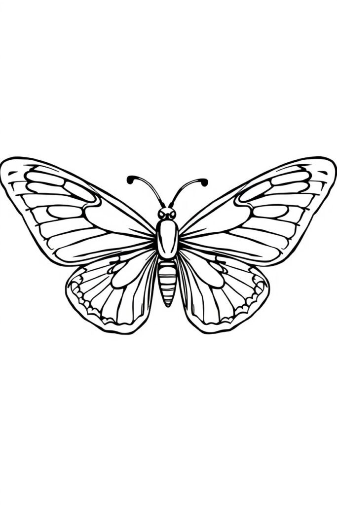 butterfly coloring pages