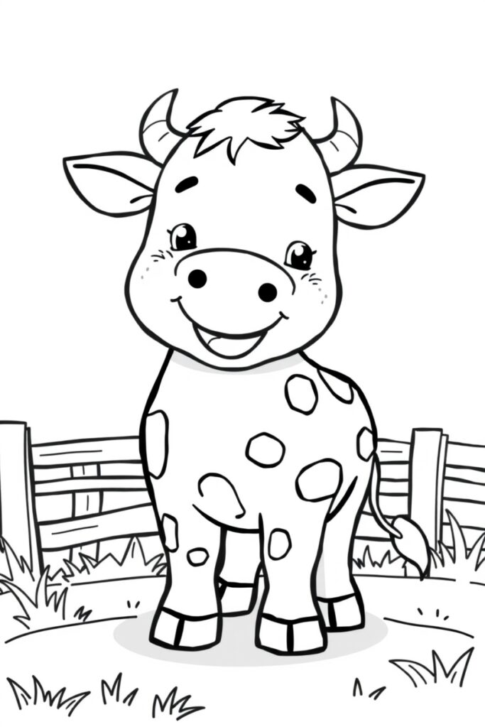 cow coloring pages