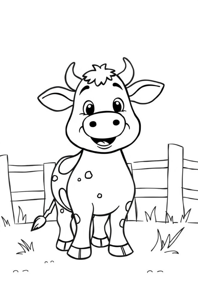 cow coloring pages