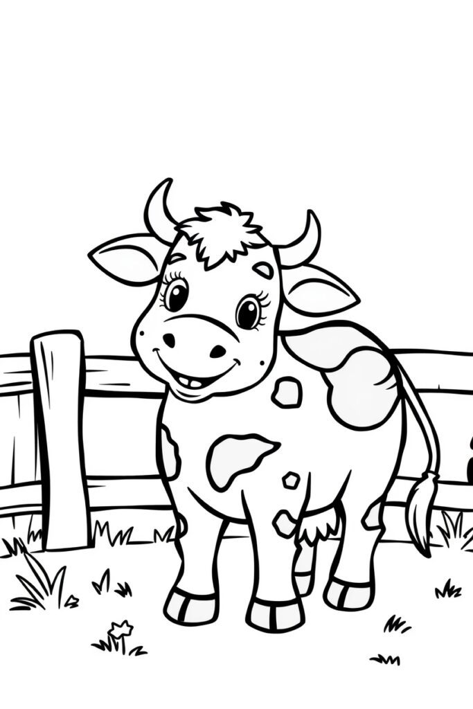 cow coloring pages