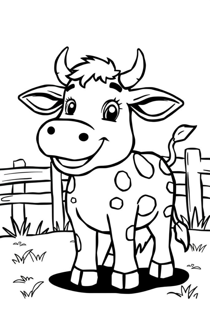 cow coloring pages