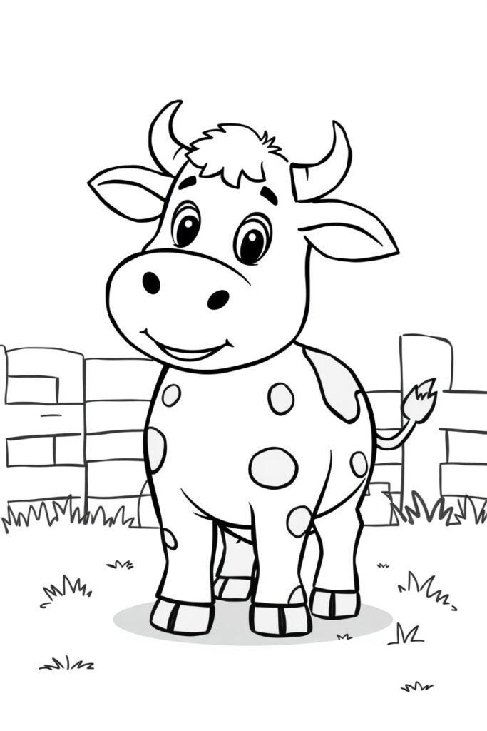cow coloring pages
