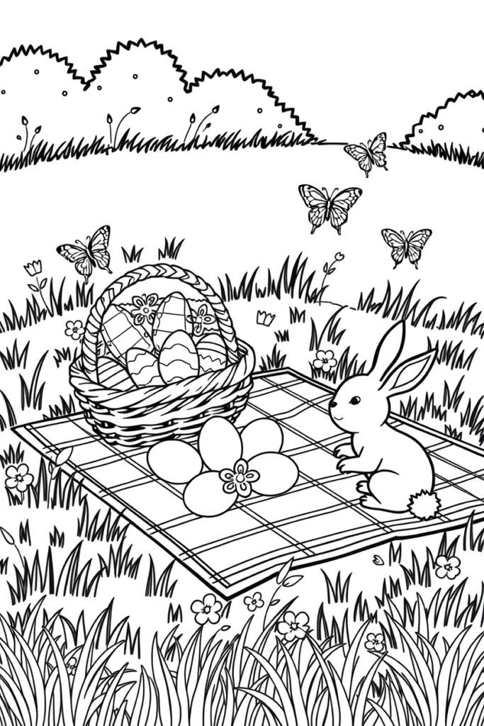 Easter coloring pages (40 designs)​