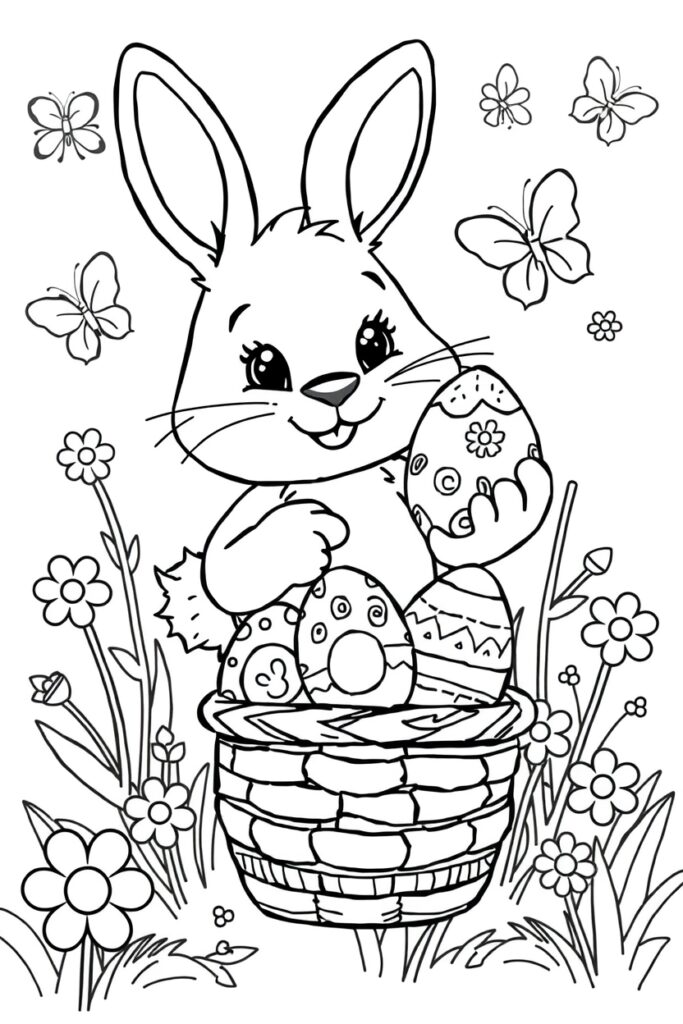 Easter coloring pages (40 designs)​