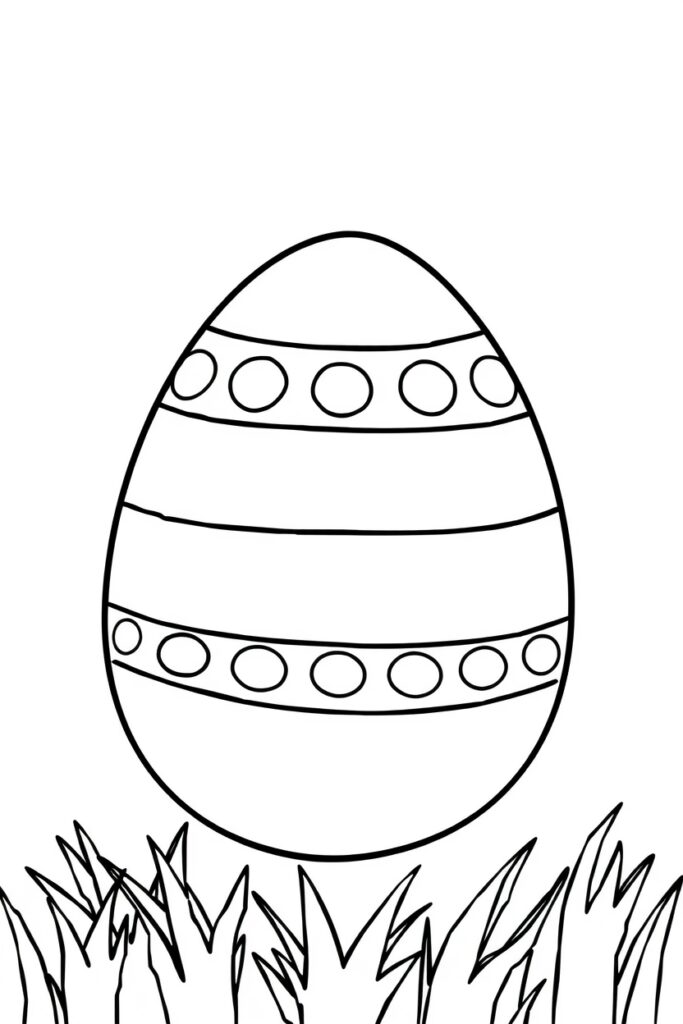 19 Easter egg coloring pages free download