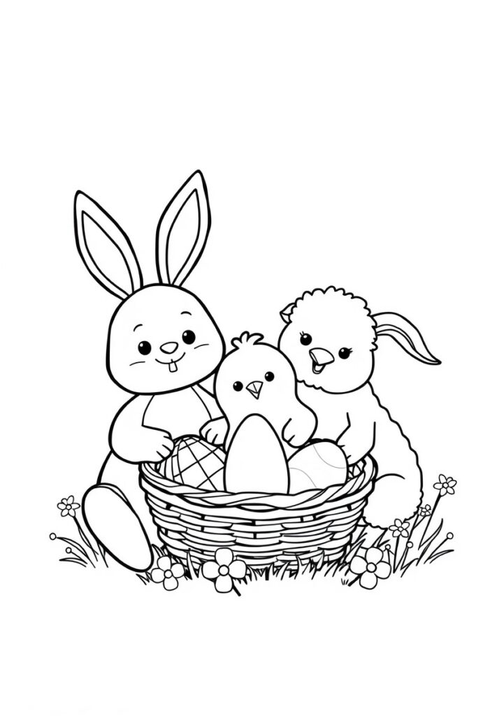 40 Easter coloring pages​