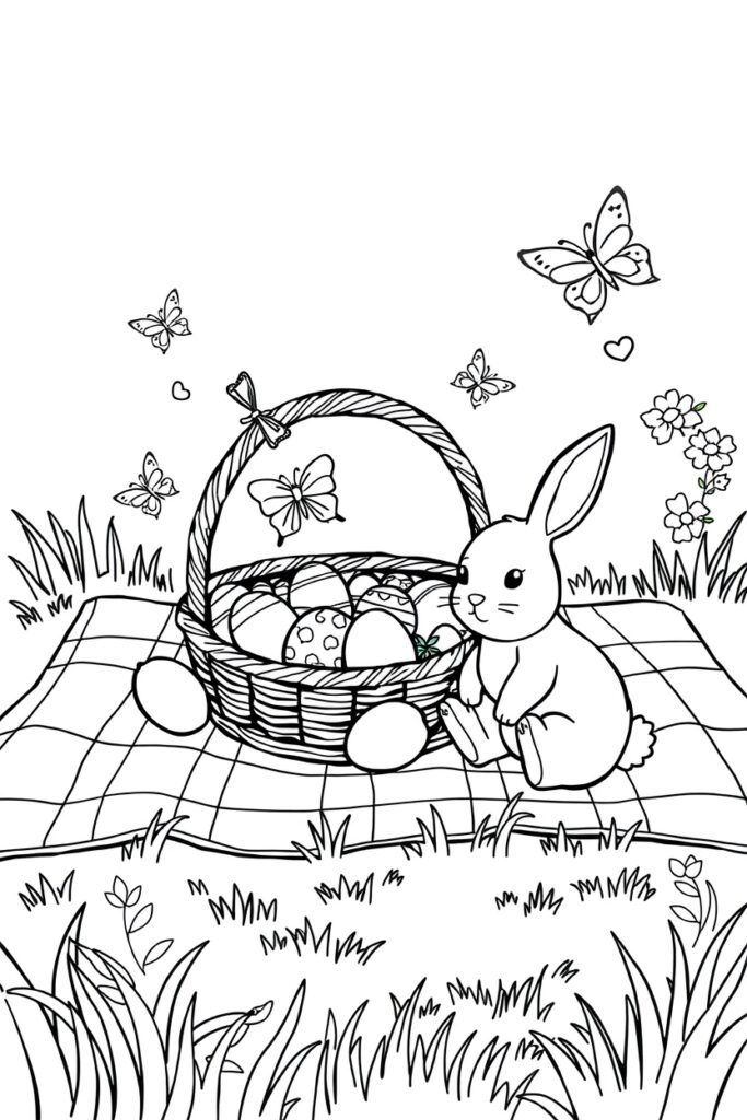 Easter coloring pages (40 designs)​