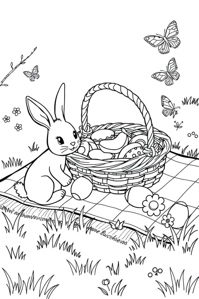 Easter coloring pages (40 designs)​