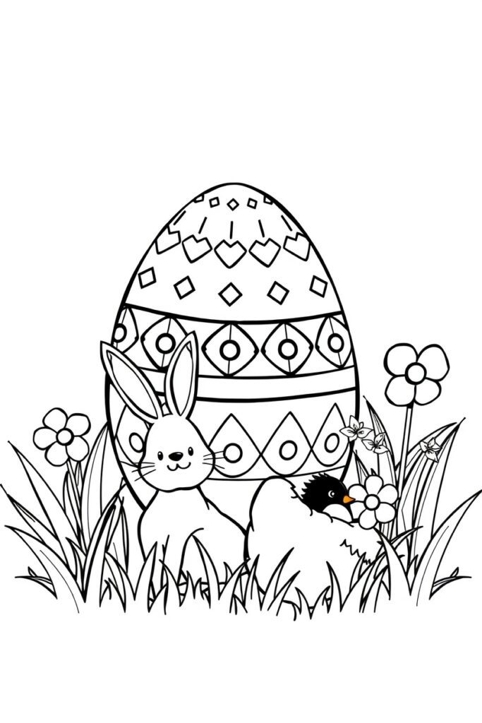 Easter coloring pages (40 designs)​