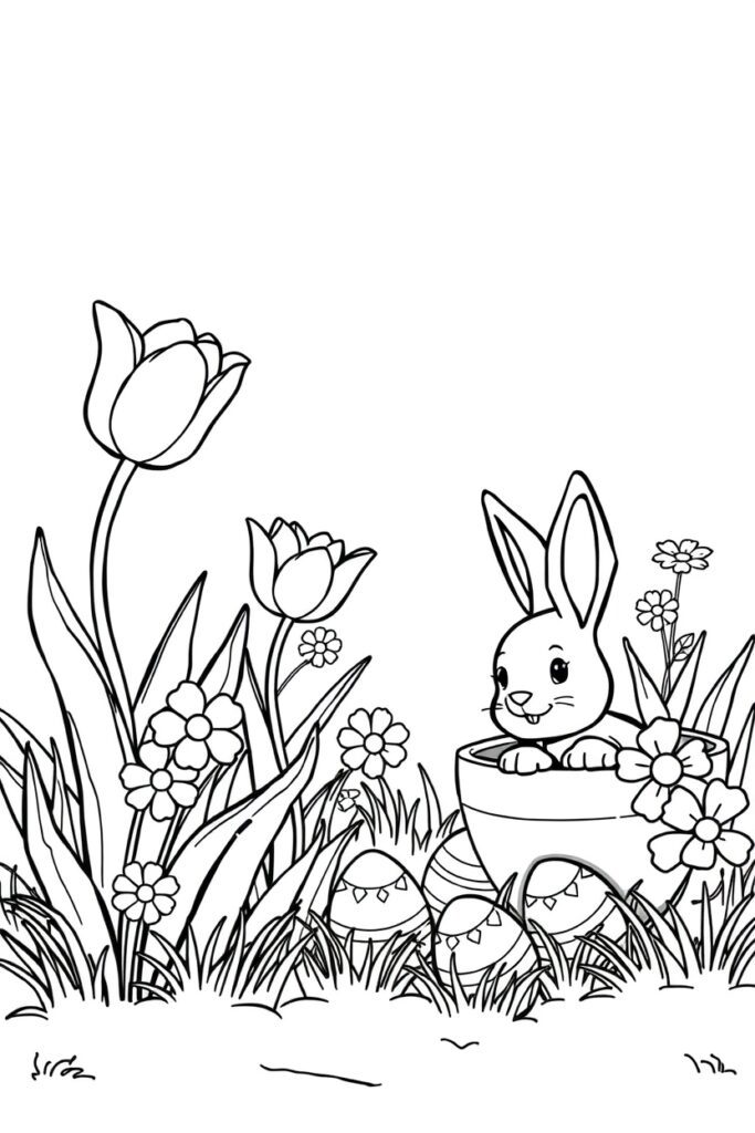 Easter coloring pages (40 designs)​