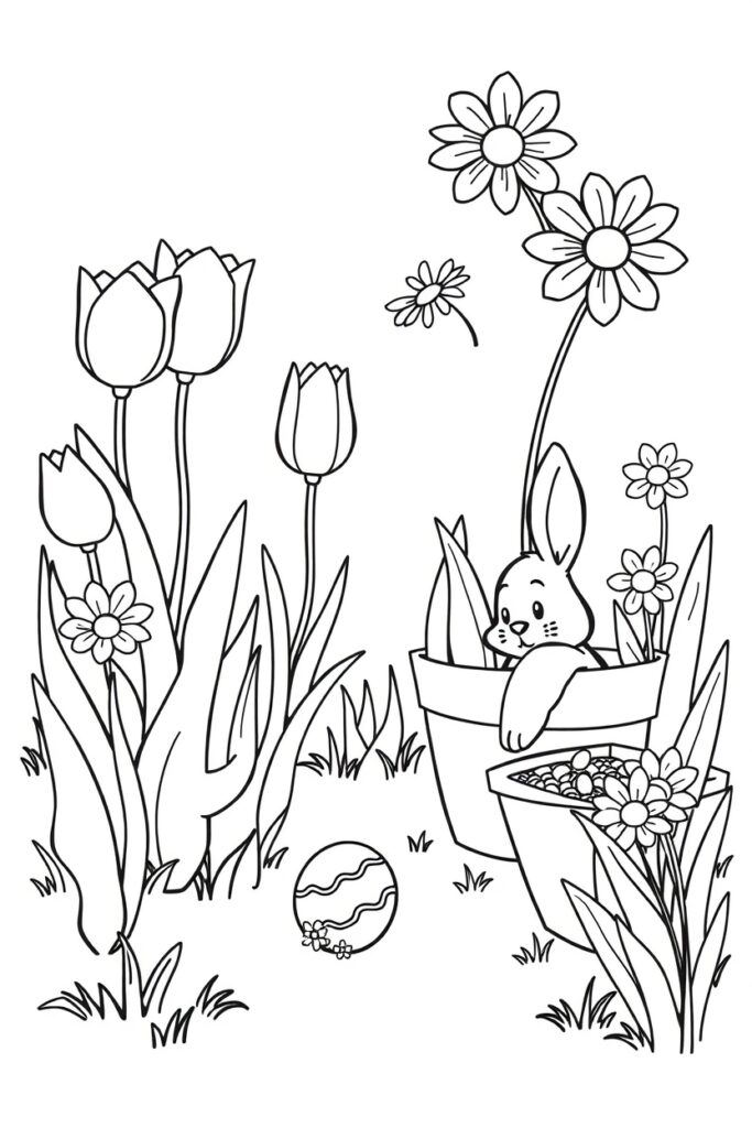 Easter coloring pages (40 designs)​