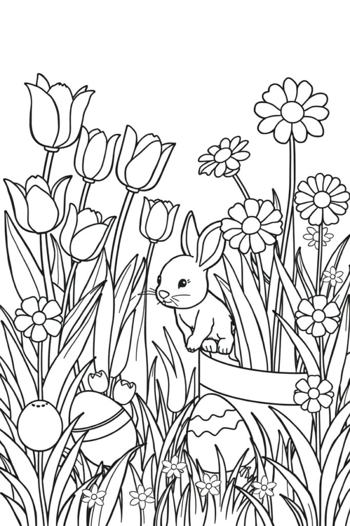 Easter coloring pages (40 designs)​