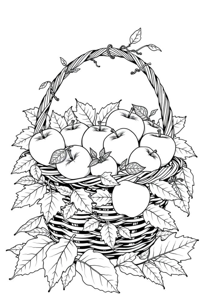Fall coloring pages (40 pages)​