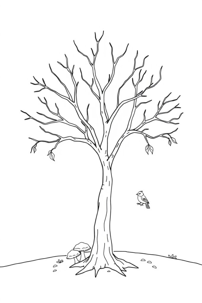 Fall coloring pages (40 pages)​