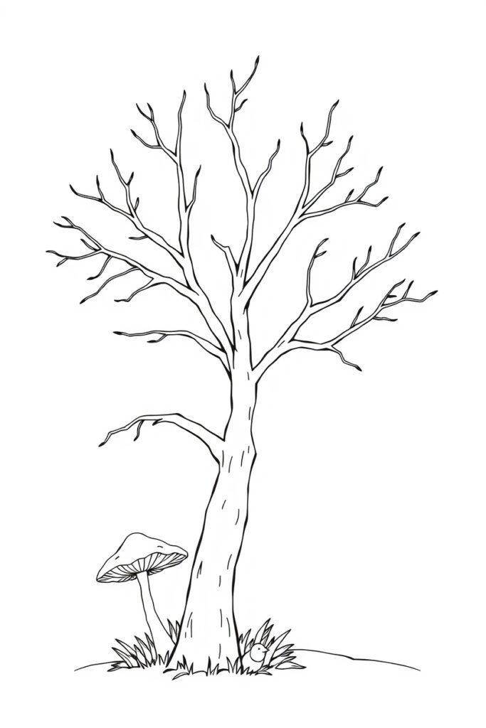 Fall coloring pages (40 pages)​