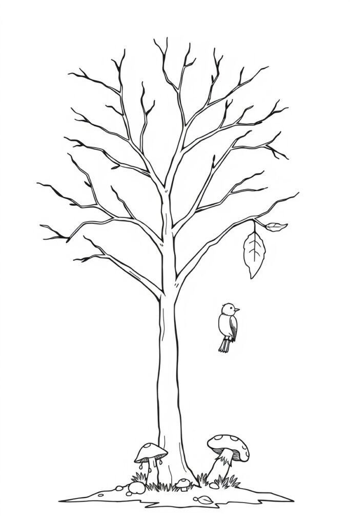 Fall coloring pages (40 pages)​