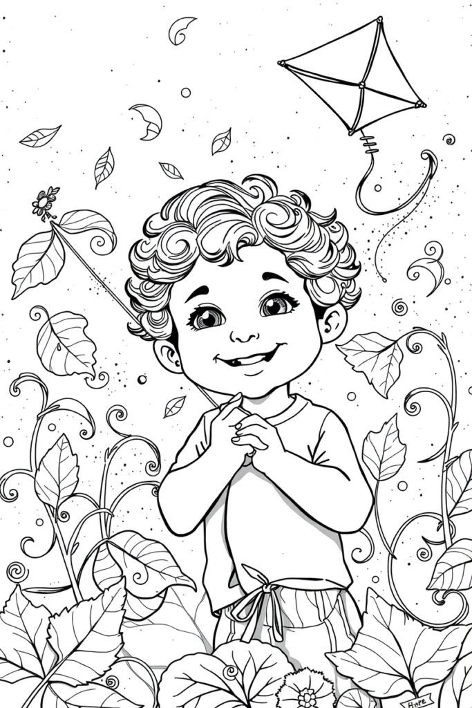Fall coloring pages (40 pages)​