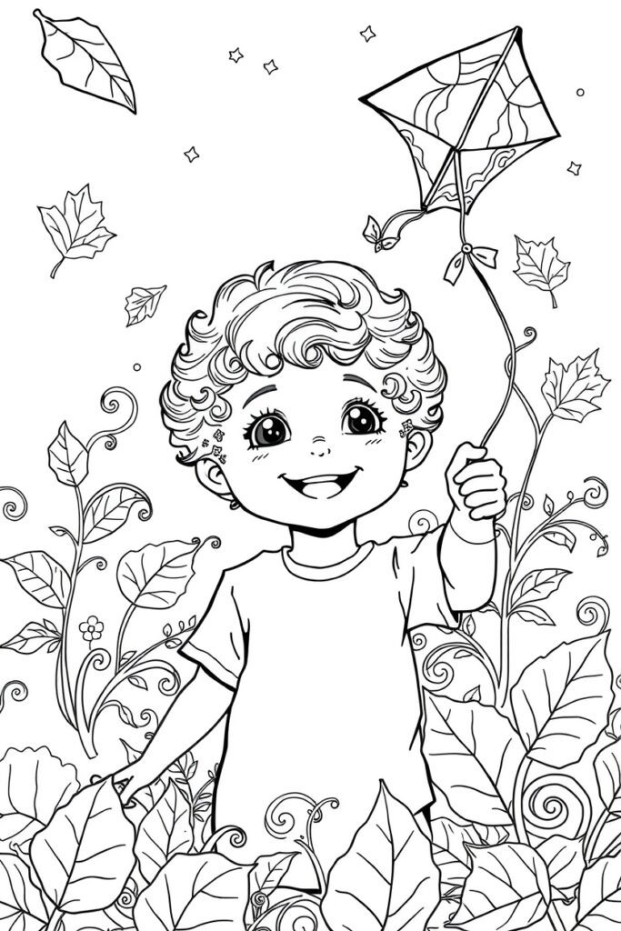 Fall coloring pages (40 pages)​