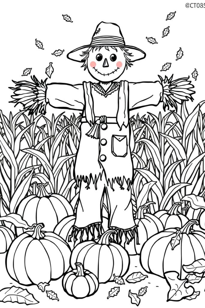 Fall coloring pages (40 pages)​