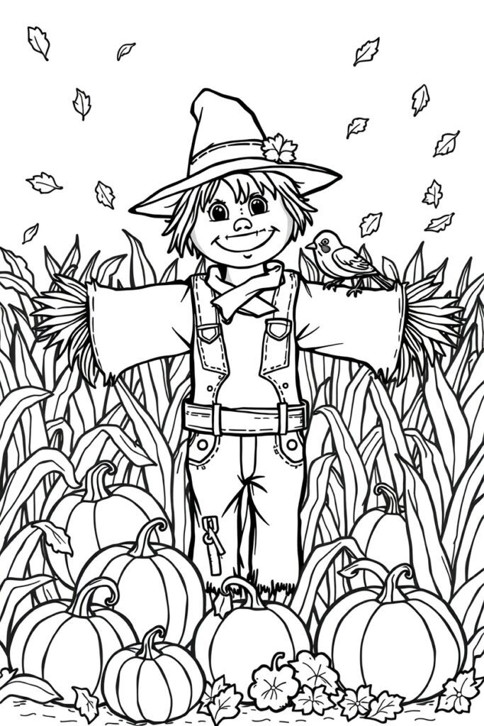 Fall coloring pages (40 pages)​