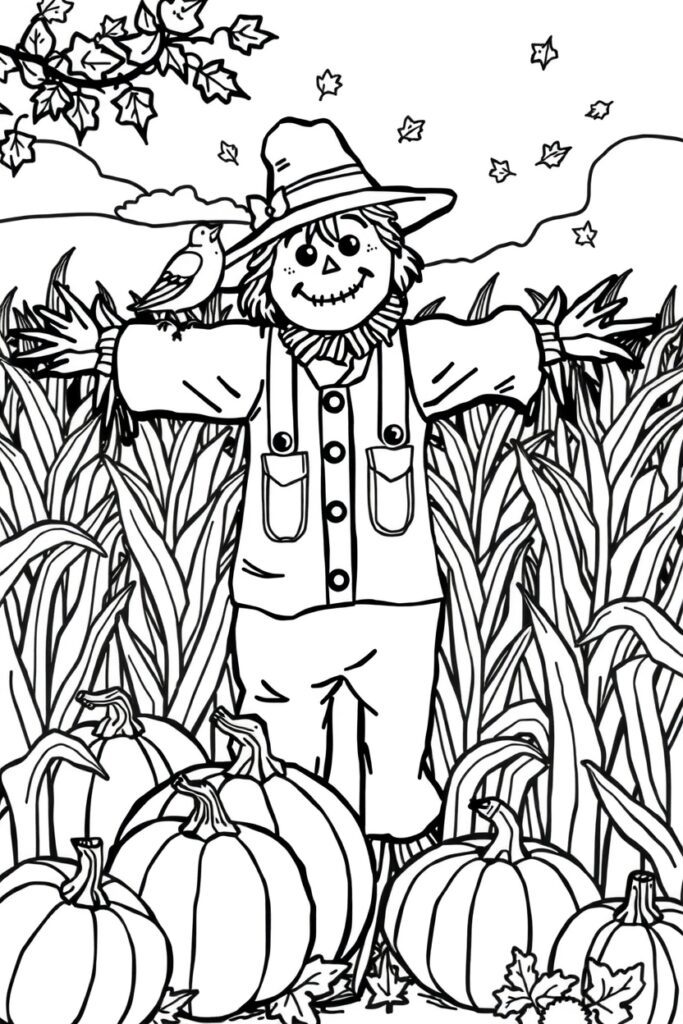 Fall coloring pages (40 pages)​