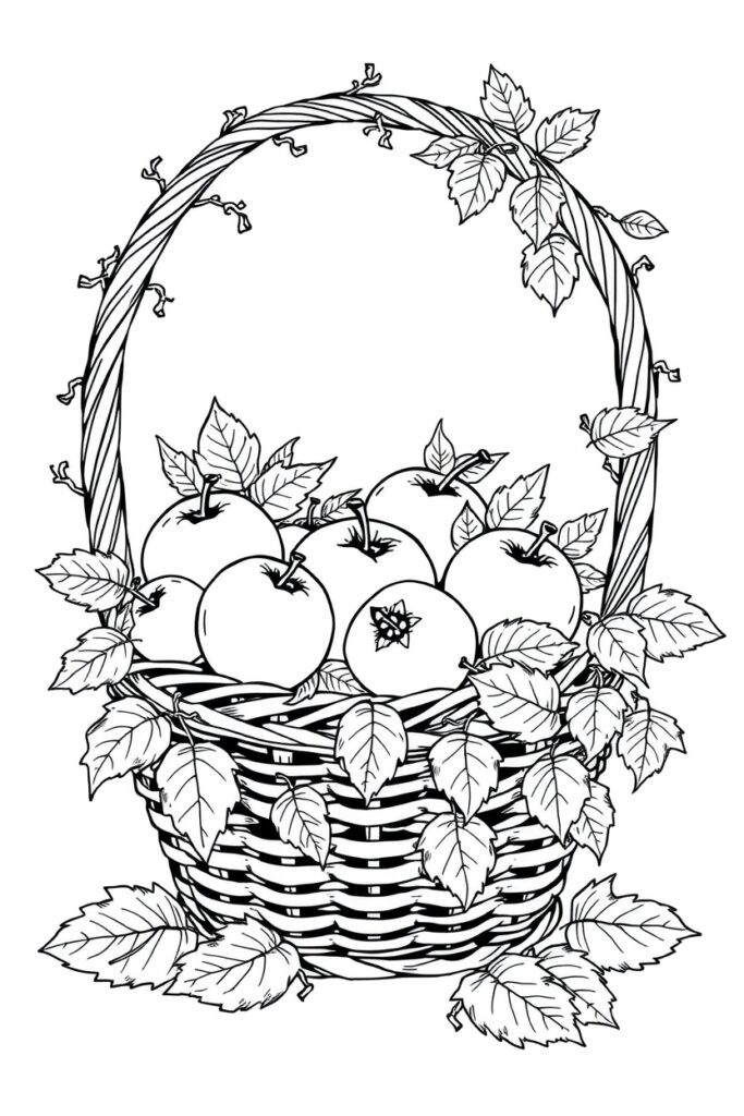 Fall coloring pages (40 pages)​