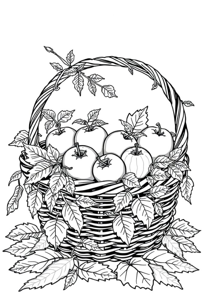 Fall coloring pages (40 pages)​