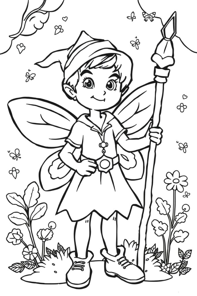 fantasy coloring pages