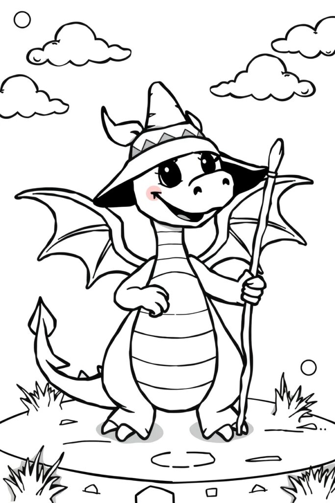 fantasy coloring pages