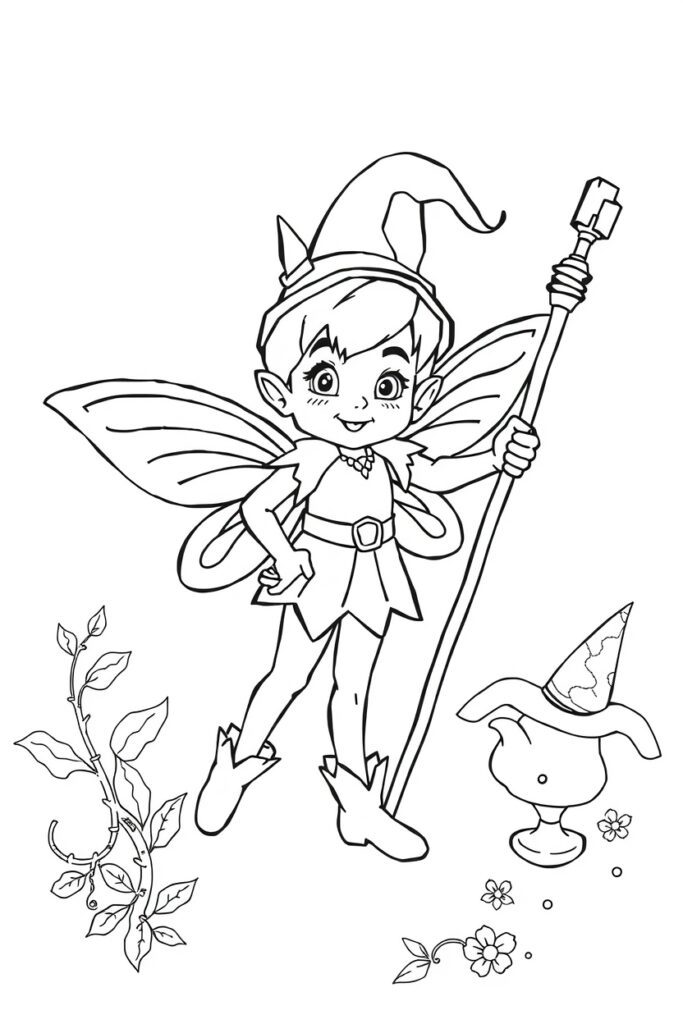 fantasy coloring pages
