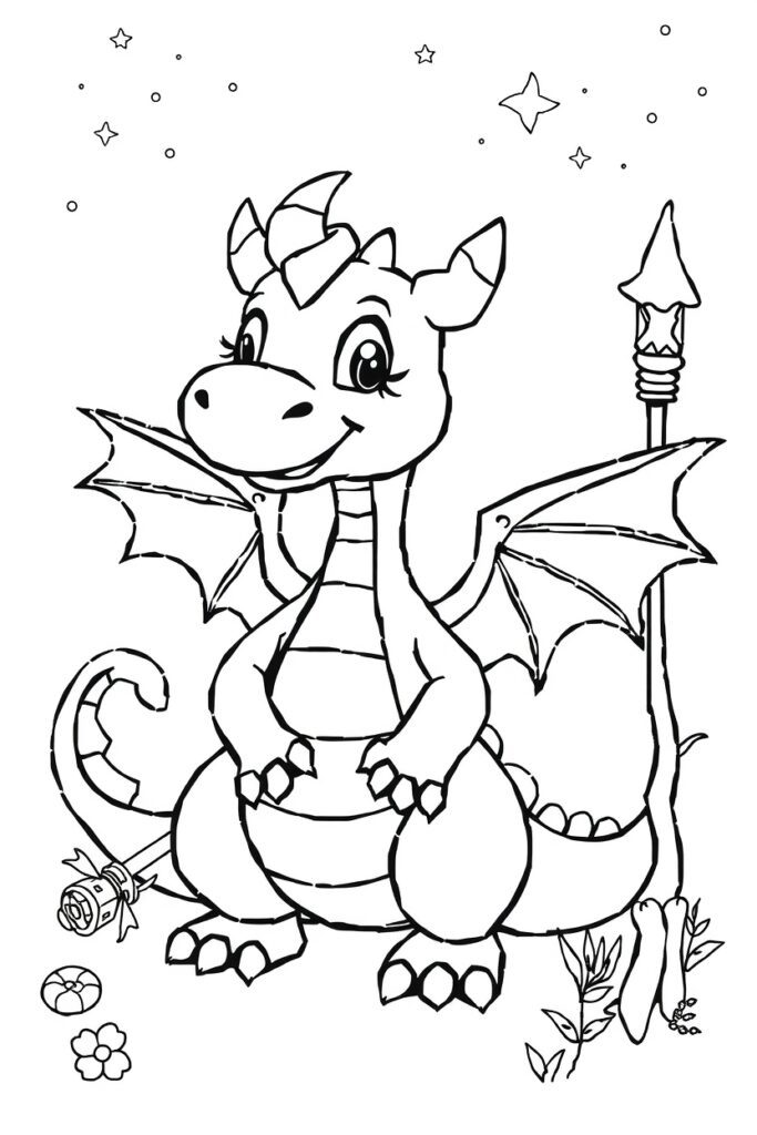 fantasy coloring pages