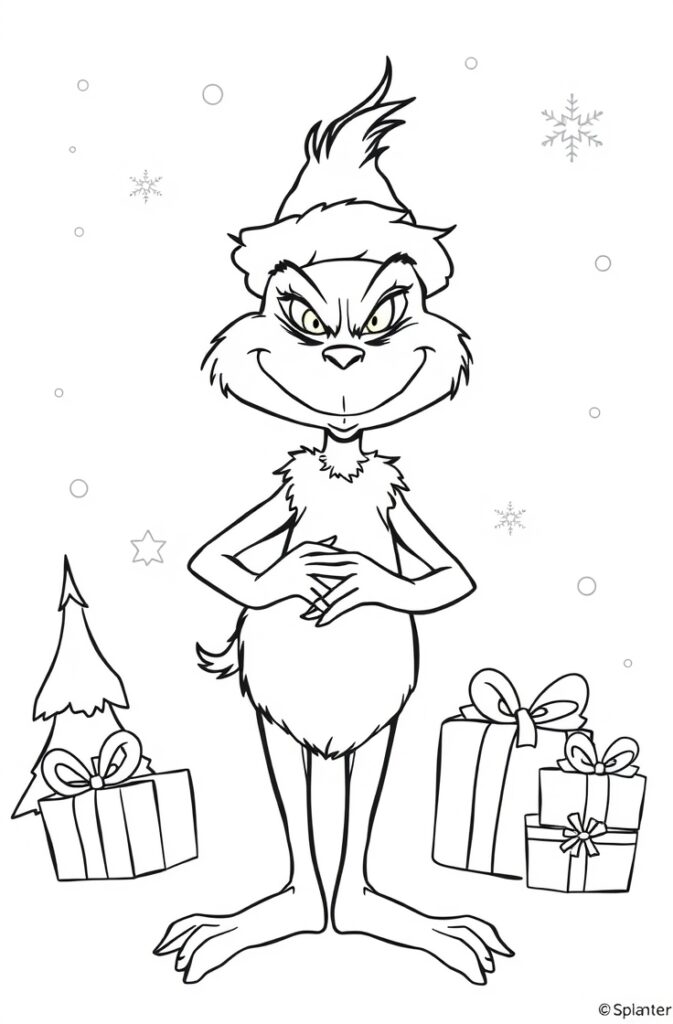 20 grinch coloring pages