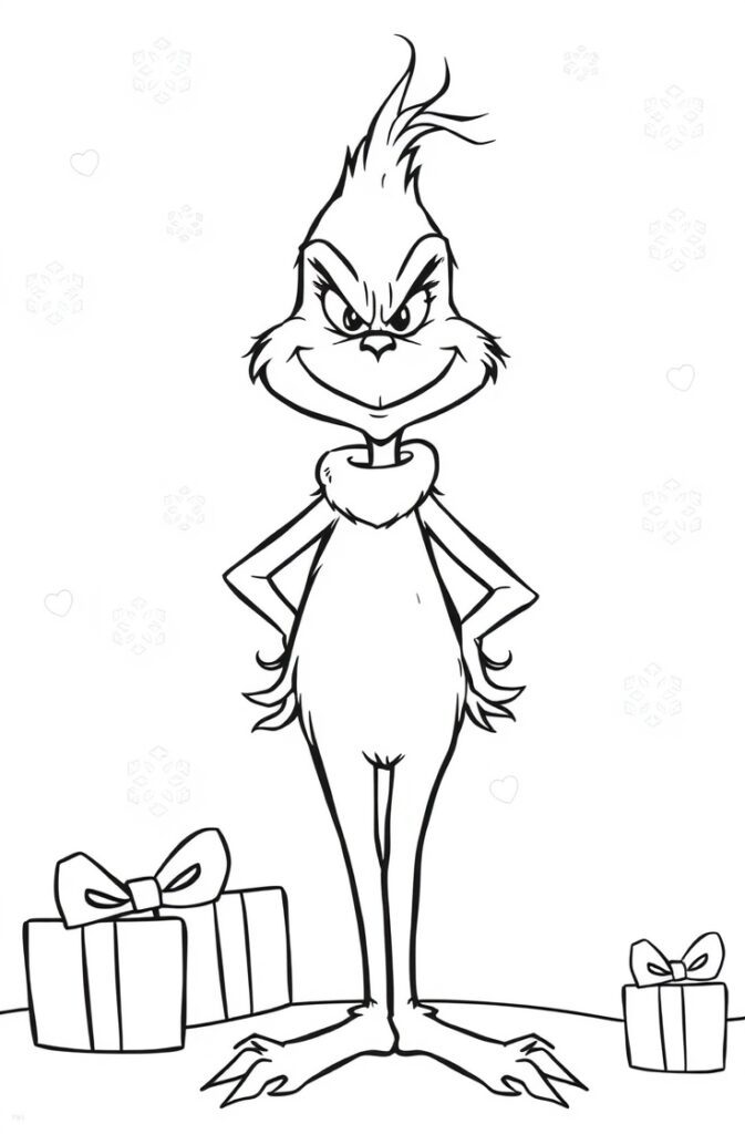 20 grinch coloring pages
