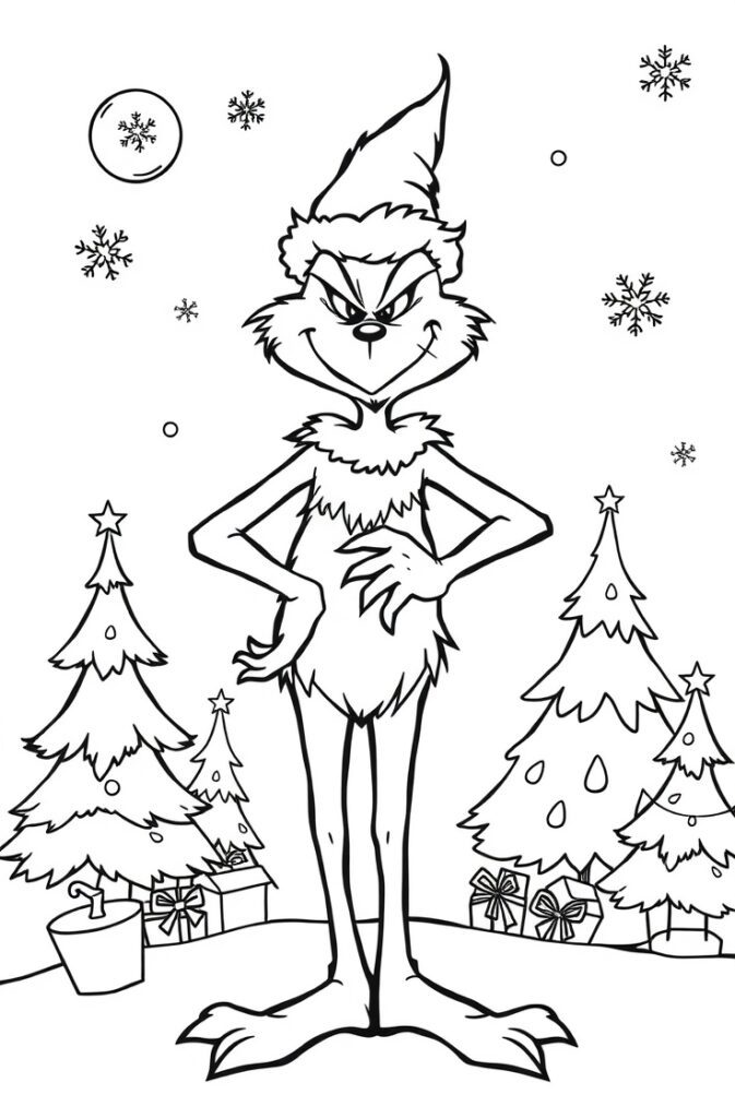 20 grinch coloring pages