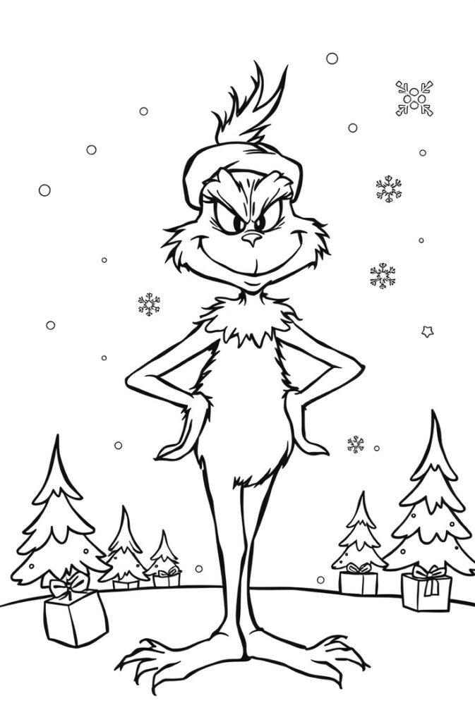 20 grinch coloring pages