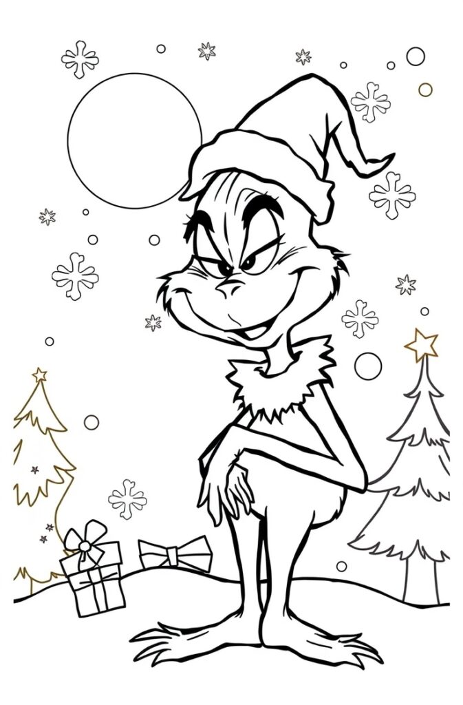 20 grinch coloring pages