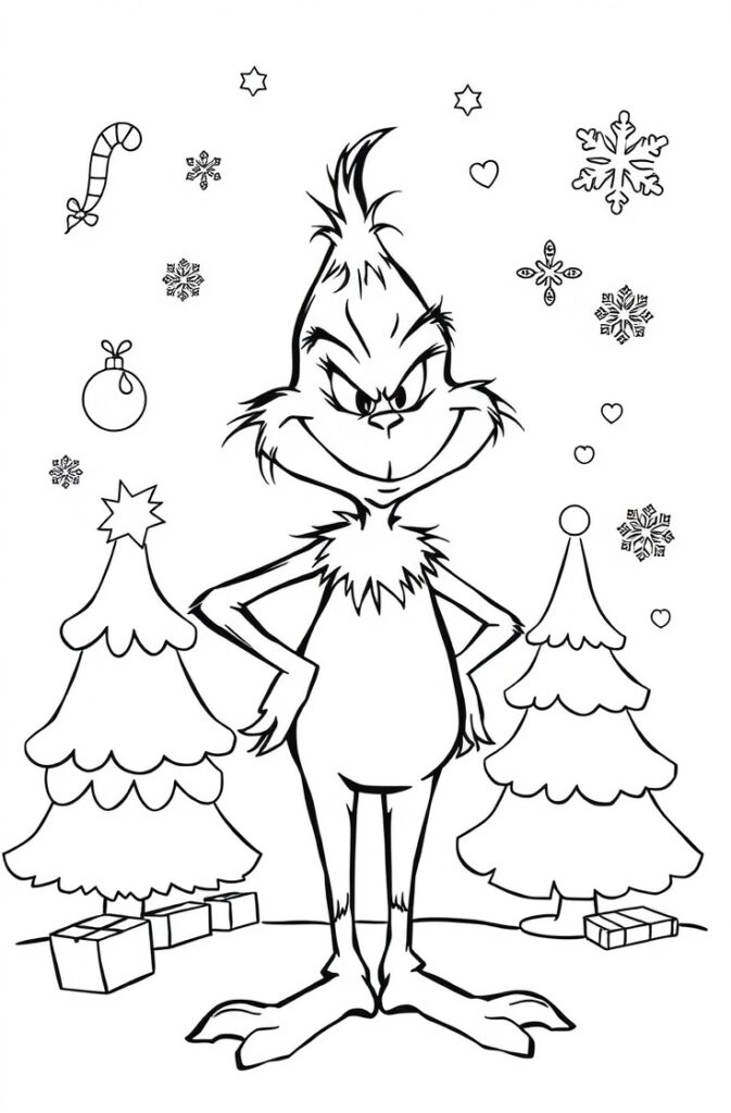 20 grinch coloring pages