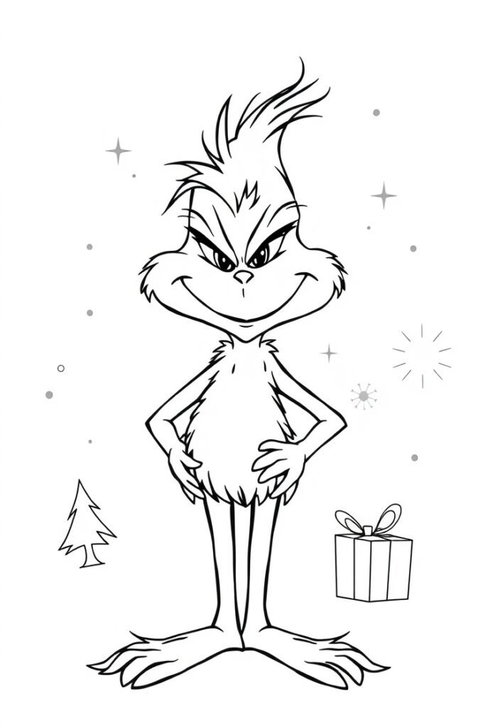 20 grinch coloring pages