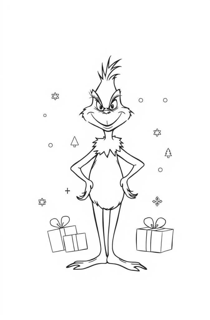 20 grinch coloring pages